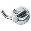 Haceka Kosmos Handdoekhaak - rond - dubbel - chroom SW653955