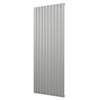 Plieger Cavallino Retto designradiator verticaal enkel middenaansluiting 2000x754mm 1666W parelgrijs (pearl grey) 7255336