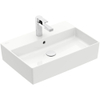 Villeroy & Boch Memento 2.0 opzetwastafel 1 kraangat 60x42cm ceramic+ met overloop wit SW106554