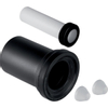 Geberit aansluitgarnituur PE 185mm afvoer 90mm toevoer 45mm 0710989