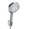 Hansgrohe Raindance Select S PorterS badset met Raind. Select S 120 3jet PowderRain handdouche met wandhouder met Isiflex`B doucheslang 160cm chroom SW204700