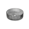 Riho Glamour Waskom - 35.5x35.5x11cm - glas - Smoke (grijs) SW1185430