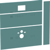 Geberit Gis easy gipskartonplaten voor toiletmodule met reservoir UP300 en UP320 front 130x130cm 2200622