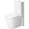 Duravit Starck 2 duoblokpot vario met verdekte bevestiging zonder reservoir wit 0295871