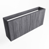 Mondiaz FOWY fonteinonderkast - 110x22x50cm - 2 deuren - push to open - softclose - Antracite SW1016911
