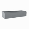Mondiaz FOGE wastafelonderkast - 110x41x25cm - 1 lade - uitsparing rechts - softclose - Plata SW1015298