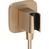 Hansgrohe Fixfit handdouchehouder incl.aansluitbocht Brushed Bronze SW773888
