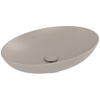 Villeroy & Boch Loop & Friends Opzetwastafel - 62 x 42 x 12 cm - Almond CeramicPlus - met overloop SW644129