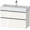 Duravit D-Neo wastafelonderkast 98.4x62.5x44.2cm 2 lades wit Hoogglans SW641454