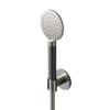 Hotbath Cobber M444 ronde handdouche met wandsteun en doucheslang 150cm nikkel geborsteld SW230073