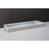 Forzalaqua Palermo wastafel 120.5x51.5x9cm Rechthoek 1 kraangat Natuursteen Carrara gepolijst SW230713