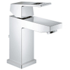 GROHE Eurocube Wastafelkraan - 1-greep - mengkraan - keramische schijven - bevestigingssysteem - koersbegrenzer - metalen hendel - chroom SW29766