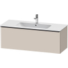 Duravit D-Neo wastafelonderkast 121x44x46.2cm 1 lade Taupe Mat SW640606