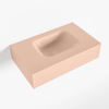 Mondiaz LEX Fontein - 50x30x12cm - wasbak Rechts - zonder kraangaten - solid surface - Rosee SW1026063