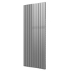 Plieger Cavallino Retto designradiator verticaal dubbel middenaansluiting 2000x754mm 2146W zilver metallic 7255387