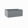 Mondiaz FOGE wastafelonderkast - 60x41x25cm - 1 lade - uitsparing midden - softclose - Plata SW1015252