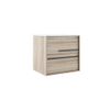Adema Prime Essential Wastafelonderkast - 59.5x55x45.5cm - 2 lades - Standaard greep - MDF - beech (hout) SW892658