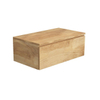 Arcqua Living Onderkast - 80x46x30cm - 1 lades - greeploos - gemelamineerd spaanplaat - oak natural SW909445