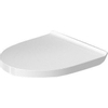 Duravit DuraStyle Basic WC-zitting 36.9x43.3x4.2cm compact met softclose met quickrelease Kunststof wit SW472394