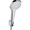 Hansgrohe Croma Select E PorterS badset met Croma Select E Vario handdouche met wandhouder met Isiflex`B doucheslang 125cm wit/chroom 0605481