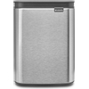 Brabantia Bo Prullenbak - 4 liter - kunststof binnenemmer - mat steel SW1009828