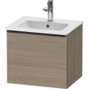 Duravit D-Neo wastafelonderkast 51x44x40.2cm 1 lade Eiken (terra) Mat SW641077