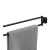 Tiger Carv Handdoekrek 2armig Zwart SW877190