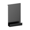 Brauer doucherek - 25x40cm - Gunmetal geborsteld SW1102525