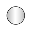 Best Design Goslar Nero ronde spiegel Ø 80 cm SW280007