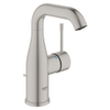 GROHE Essence Wastafelkraan Opbouw - uitloop 11.4cm - M-size - hoge draaibare uitloop - waste - supersteel SW656536