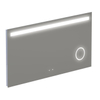 Thebalux Type F spiegel 140x70cm Rechthoek met verlichting en spiegelverwarming incl vergrotende spiegel led aluminium SW716311
