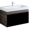 Geberit Citterio onderbouwkast 88.4x55.4x50.4cm met 1 lade grijs/zwart SW297177