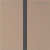 Geberit type 40 urinioir bedieningsplaat - batterij - vierkant - roodgoud geb/easy-to-cl SW1237031