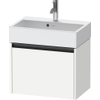Duravit Ketho 2 wastafelonderbouwkast met 1 lade 58.4x39x44cm met greep antraciet wit mat SW772891