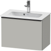 Duravit D-Neo wastafelonderkast 61x44x37.2cm 1 lade Betongrijs Mat SW640718