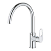 GROHE BauFlow Keukenkraan - hoog - draaibare uitloop - chroom SW225318