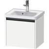 Duravit Ketho 2 wastafelonderbouwkast met 1 lade 48.4x37.5x44cm met greep antraciet wit mat SW772316