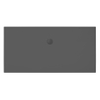 Xenz Flat douchevloer 180x90x4cm rechthoek Acryl Ebony SW379088