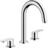 Hansgrohe Vernis wastafelkraan 166 met waste chroom SW651474