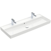 Villeroy & Boch Collaro meubelwastafel 120x47cm met overloop 2 kraangaten wit SW358344