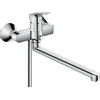 Hansgrohe Logis badkraan met omstel en koppelingen m. extra lange uitloop 30cm chroom SW94953