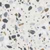 STN Ceramica wand- en vloertegel - 59.5x59.5cm - 9.5mm - gerectificeerd - Terrazzo - Wit SW857380