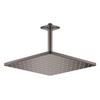 GROHE Rainshower SmartActive 310 Cube Hoofddouche - 31x31cm - 1 straalsoort - plafondarm 14.2cm - hard graphite SW484609