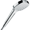 Hansgrohe Croma Select E handdouche 1jet EcoSmart 1/2 xØ11cm met rain regenstraal (9L/min) wit/chroom 0605332