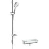 Hansgrohe Ecostat select met raindance s.e120 douchecombinatie 90cm wit chroom GA27525