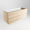 Mondiaz VICA Onderkast - 120cm - 2 lades - geen uitsparing - Washed oak SW767360