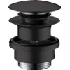 Hansgrohe afvoerplug 1 1/4" klikwaste voor wastafel- en bidetmengkranen zwart mat SW451534