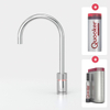 Quooker NL Nordic round kokendwaterkraan opbouw uitloop draaibaar met Pro3 reservoir & Cube reservoir Chroom SW299697