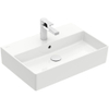 Villeroy & Boch Memento 2.0 wastafel onderzijde geslepen 60x42cm met overloop 1 kraangat wit 4A226G01 SW354334