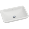 Villeroy en Boch Loop en Friends onderbouwwastafel 61.5x39cm zonder overloop zonder kraangat wit 0100070